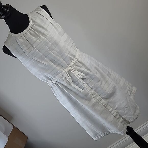 Gap sz S white dress fully lined - Picture 1 of 11